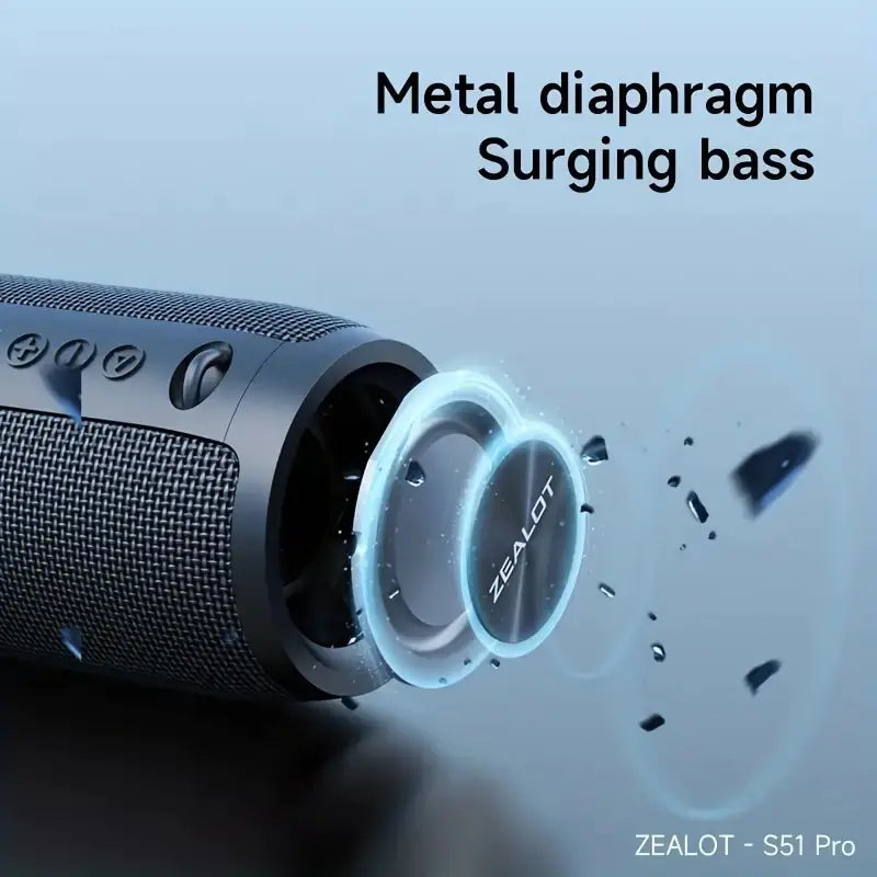 ZEALOT S51 Pro 40W Wireless Speaker with Surround Sound