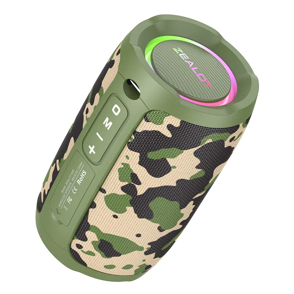 S49 Wireless Bluetooth Speaker with Bass and LED Light