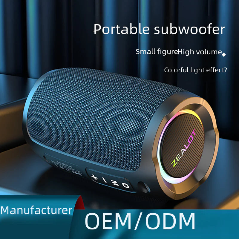 S49 Wireless Bluetooth Speaker with Bass and LED Light