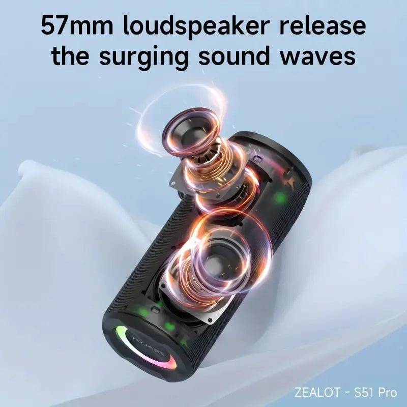 ZEALOT S51 Pro 40W Wireless Speaker with Surround Sound